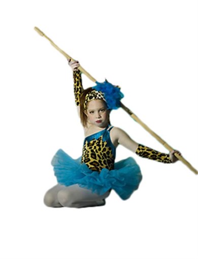 Leopar Bale ve Dans Tütü Kostümü