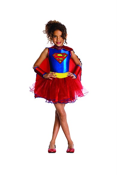 Super Kız Supergirl Çocuk Kostümü 